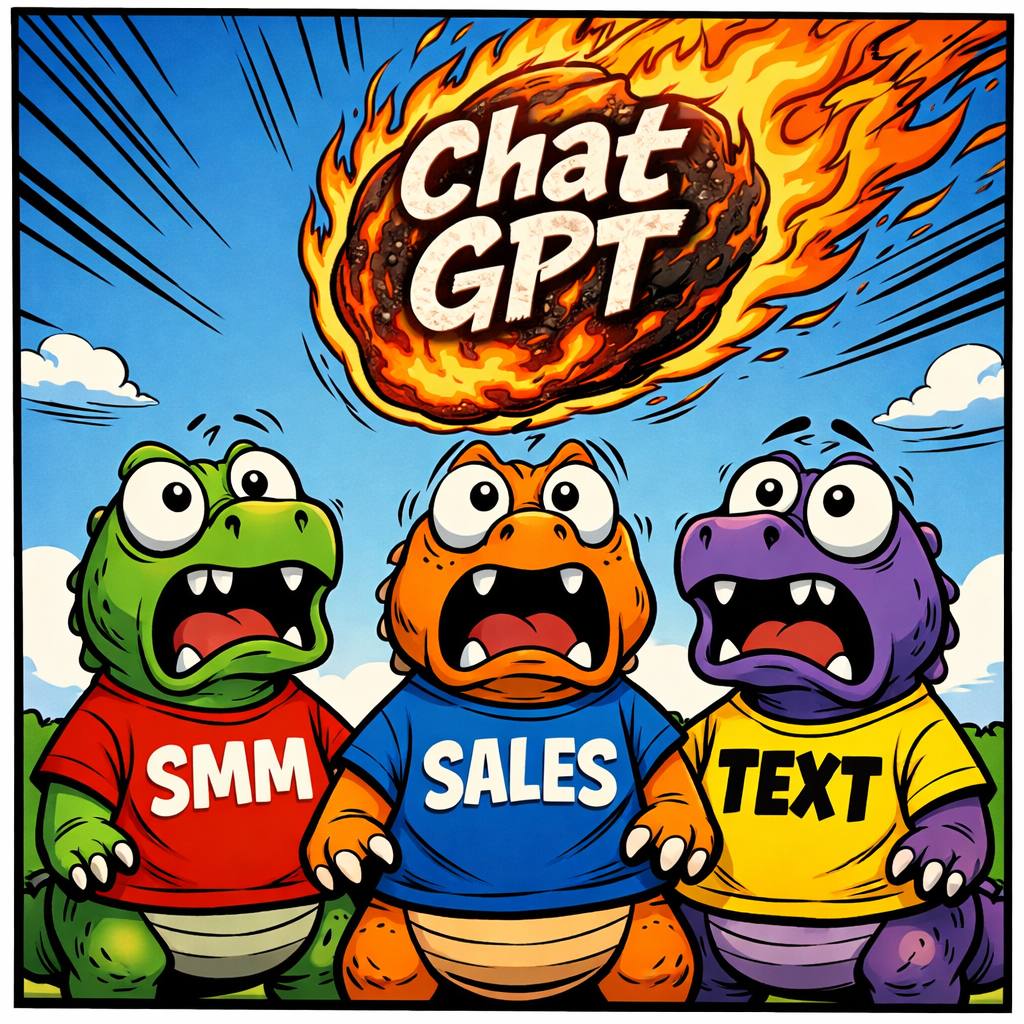 Комикс: вымирание профессий — кадр 1